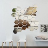 3d Mirror Wall Stickers Acrylic Sticker