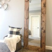 How To Frame A Mirror With Wood