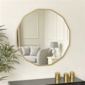 Large Gold Round Mirror Uk