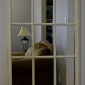Antique Window Frame Mirror