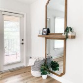 Full Length Mirror With Shelf