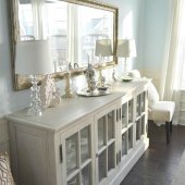 How High Mirror Above Buffet