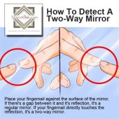 How To Check If A Mirror Is Double Sided