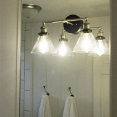 How To Connect A Bathroom Mirror Light Fixture