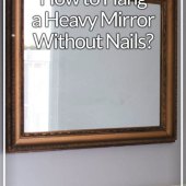 How To Hold Mirror On Wall Without Nails