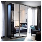 Ikea Pax Wardrobe Mirror Sliding Doors