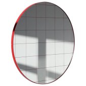 Red Frame Mirror