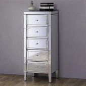 Tall Narrow Mirrored Dresser